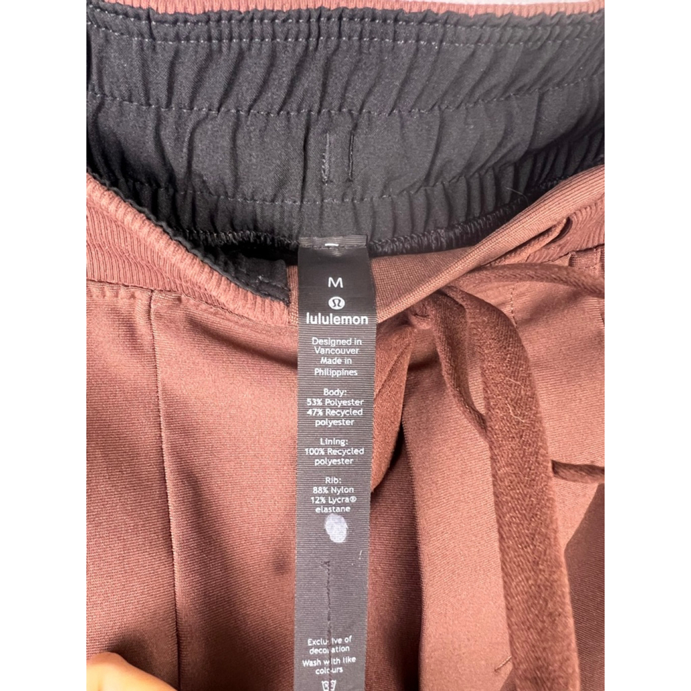 Lululemon Men’s Jogger Pants Medium Brown Drawstring Athletic 30 Inseam - Picture 3 of 8